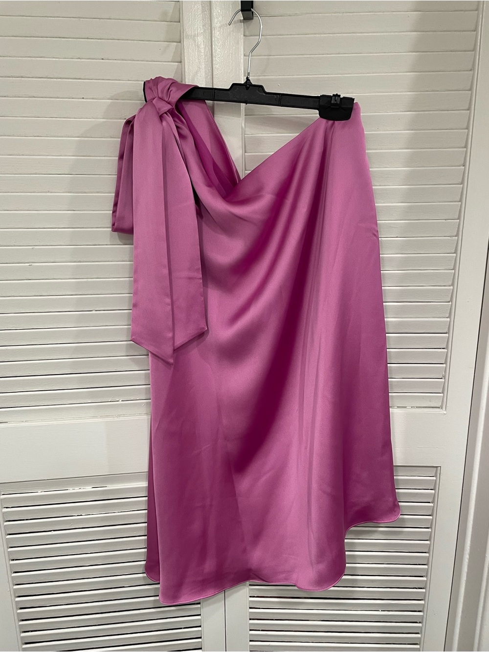 Ramy Brook Harmoni One-Shoulder Bow Mini Dress - Picture 3 of 13